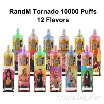 Puff Bar 10000Puffs Randm Tornado Vape usa e getta